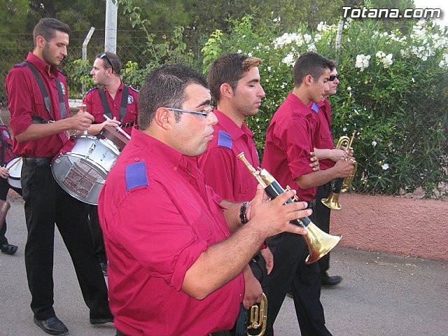 PARTICIPACION DE LA BANDA EN LA PROCESION DE LAS FIESTAS DE 