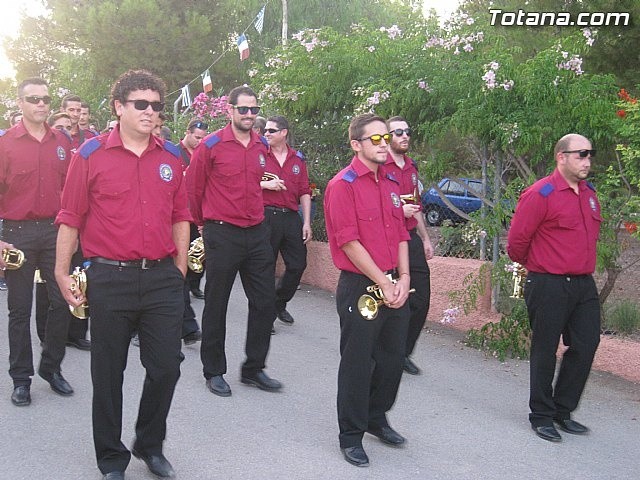 PARTICIPACION DE LA BANDA EN LA PROCESION DE LAS FIESTAS DE 