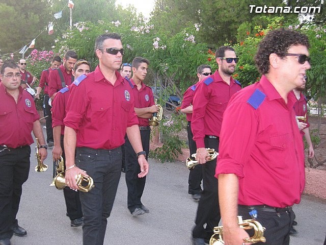 PARTICIPACION DE LA BANDA EN LA PROCESION DE LAS FIESTAS DE 