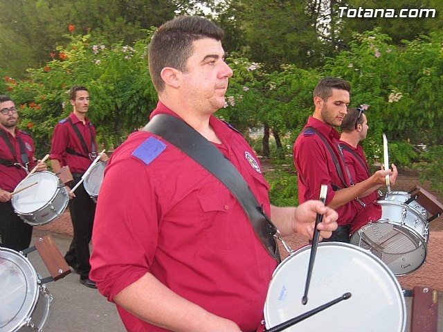 PARTICIPACION DE LA BANDA EN LA PROCESION DE LAS FIESTAS DE 