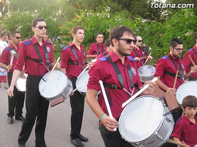 PARTICIPACION DE LA BANDA EN LA PROCESION DE LAS FIESTAS DE 