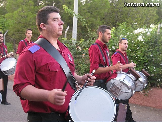 PARTICIPACION DE LA BANDA EN LA PROCESION DE LAS FIESTAS DE 