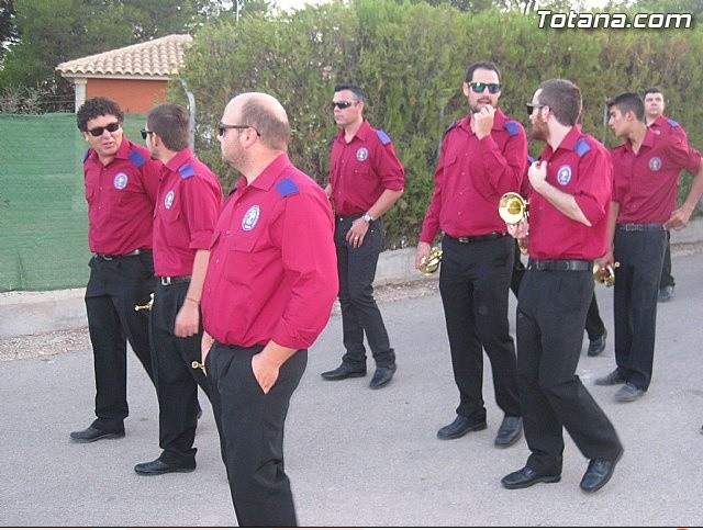 PARTICIPACION DE LA BANDA EN LA PROCESION DE LAS FIESTAS DE 