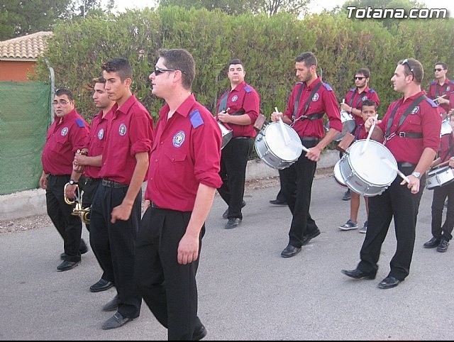 PARTICIPACION DE LA BANDA EN LA PROCESION DE LAS FIESTAS DE 