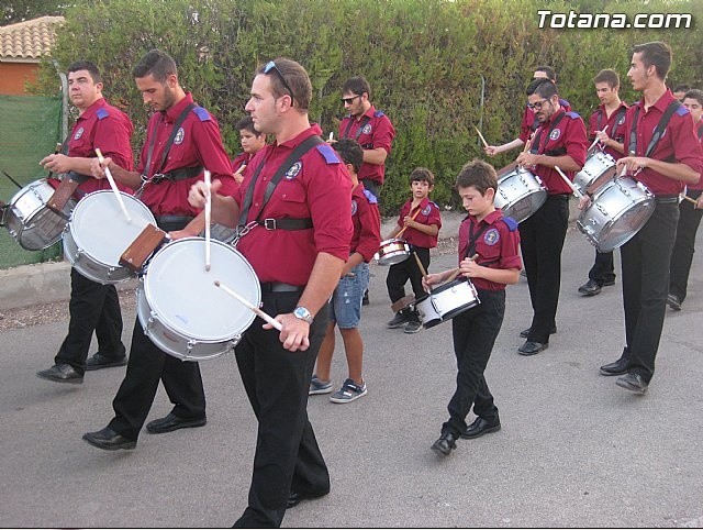 PARTICIPACION DE LA BANDA EN LA PROCESION DE LAS FIESTAS DE 