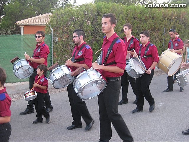 PARTICIPACION DE LA BANDA EN LA PROCESION DE LAS FIESTAS DE 