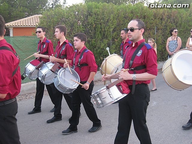 PARTICIPACION DE LA BANDA EN LA PROCESION DE LAS FIESTAS DE 