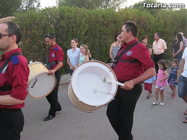 PARTICIPACION DE LA BANDA EN LA PROCESION DE LAS FIESTAS DE 