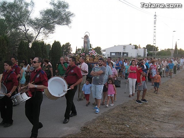 PARTICIPACION DE LA BANDA EN LA PROCESION DE LAS FIESTAS DE 