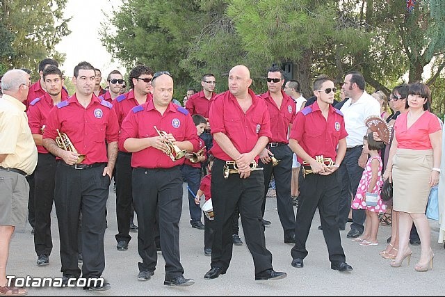 PARTICIPACIÓN DE LA BANDA EN LA PROCESIÓN DE LAS FIESTAS DE 