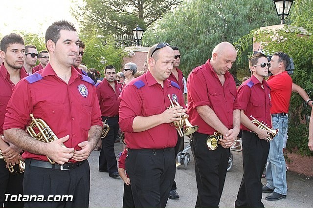 PARTICIPACIÓN DE LA BANDA EN LA PROCESIÓN DE LAS FIESTAS DE 