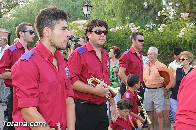 PARTICIPACIÓN DE LA BANDA EN LA PROCESIÓN DE LAS FIESTAS DE 