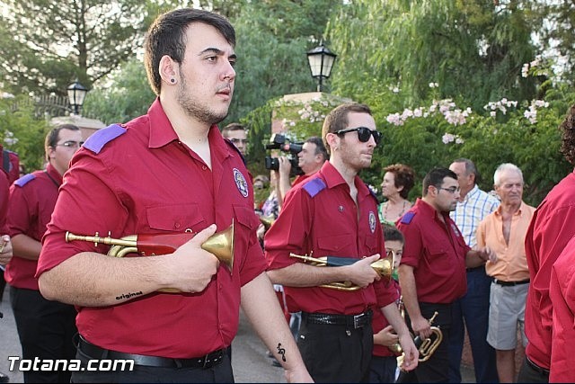 PARTICIPACIÓN DE LA BANDA EN LA PROCESIÓN DE LAS FIESTAS DE 