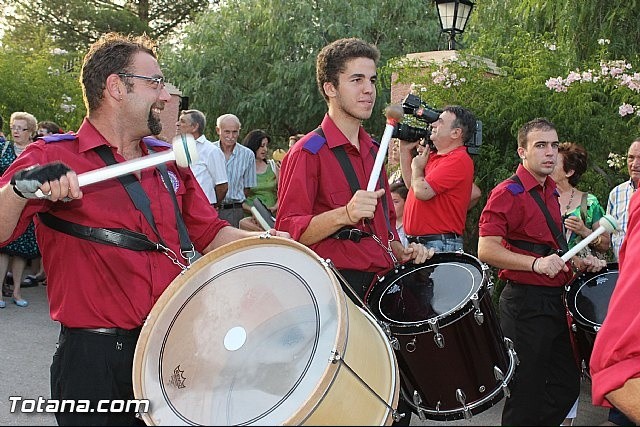 PARTICIPACIÓN DE LA BANDA EN LA PROCESIÓN DE LAS FIESTAS DE 