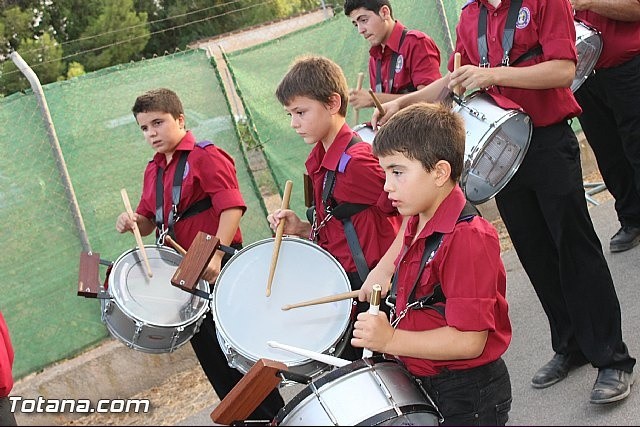 PARTICIPACIÓN DE LA BANDA EN LA PROCESIÓN DE LAS FIESTAS DE 