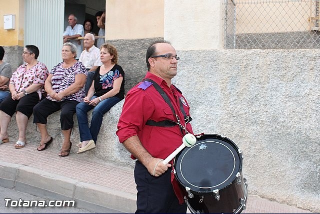 PARTICIPACIÓN DE LA BANDA EN LA PROCESIÓN DE LAS FIESTAS DE 