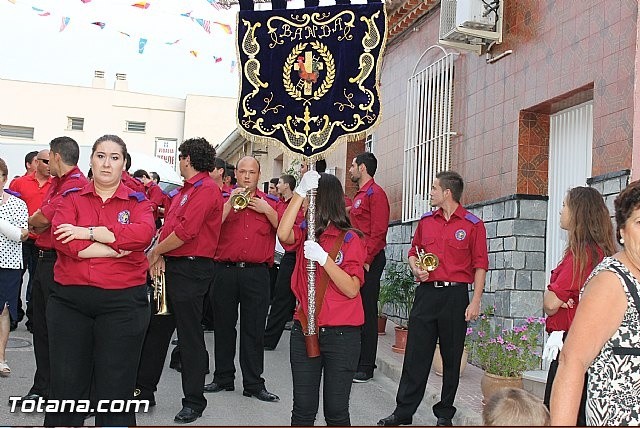 PARTICIPACIÓN DE LA BANDA EN LA PROCESIÓN DE LAS FIESTAS DE 