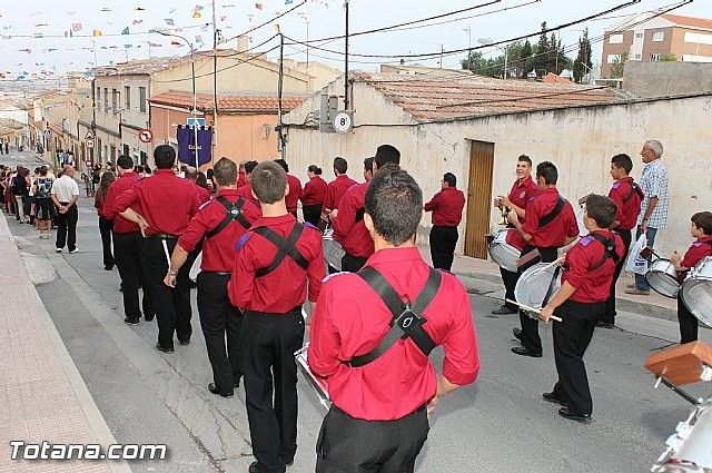 PARTICIPACIÓN DE LA BANDA EN LA PROCESIÓN DE LAS FIESTAS DE 