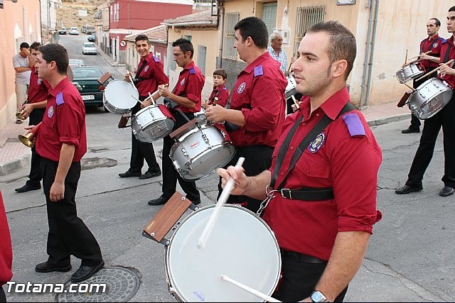 PARTICIPACIÓN DE LA BANDA EN LA PROCESIÓN DE LAS FIESTAS DE 