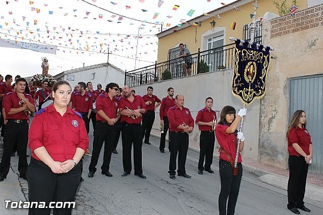 PARTICIPACIÓN DE LA BANDA EN LA PROCESIÓN DE LAS FIESTAS DE 