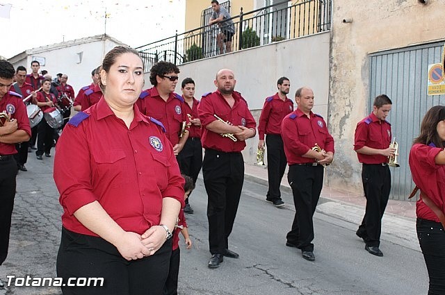 PARTICIPACIÓN DE LA BANDA EN LA PROCESIÓN DE LAS FIESTAS DE 