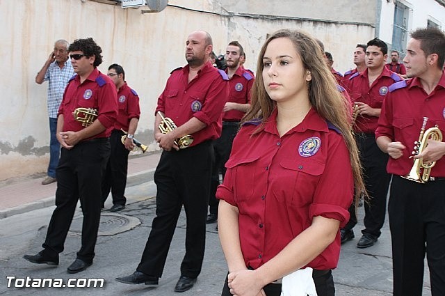 PARTICIPACIÓN DE LA BANDA EN LA PROCESIÓN DE LAS FIESTAS DE 