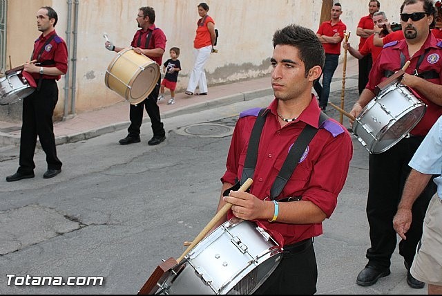 PARTICIPACIÓN DE LA BANDA EN LA PROCESIÓN DE LAS FIESTAS DE 