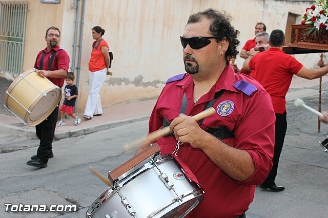 PARTICIPACIÓN DE LA BANDA EN LA PROCESIÓN DE LAS FIESTAS DE 