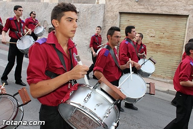 PARTICIPACIÓN DE LA BANDA EN LA PROCESIÓN DE LAS FIESTAS DE 