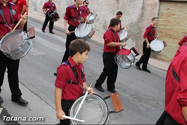 PARTICIPACIÓN DE LA BANDA EN LA PROCESIÓN DE LAS FIESTAS DE 