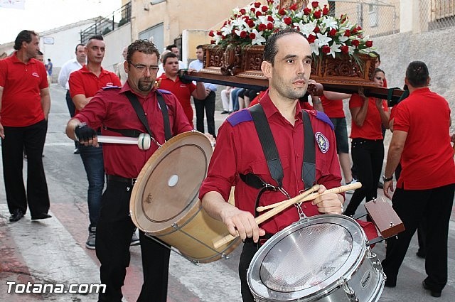 PARTICIPACIÓN DE LA BANDA EN LA PROCESIÓN DE LAS FIESTAS DE 