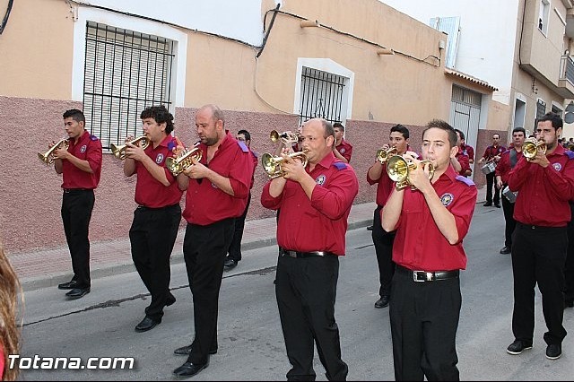 PARTICIPACIÓN DE LA BANDA EN LA PROCESIÓN DE LAS FIESTAS DE 