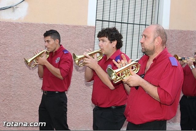 PARTICIPACIÓN DE LA BANDA EN LA PROCESIÓN DE LAS FIESTAS DE 