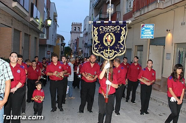 PARTICIPACIÓN DE LA BANDA EN LA PROCESIÓN DE LAS FIESTAS DE 