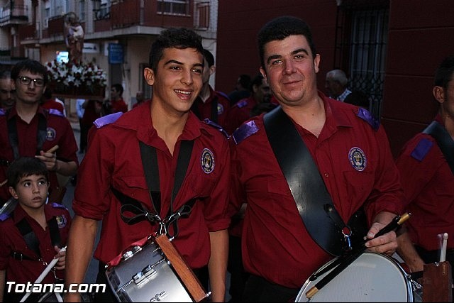 PARTICIPACIÓN DE LA BANDA EN LA PROCESIÓN DE LAS FIESTAS DE 