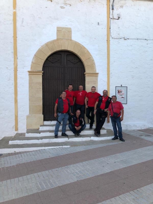 Miembros de Moto Club Custom de Alhama parten en peregrinación a Mérida.