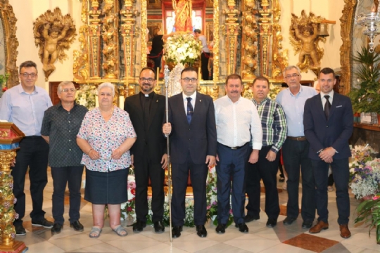 Toma de posesion del nuevo Mayordomo de La Santa