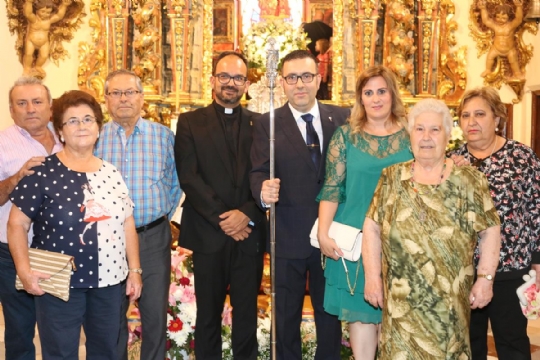 Toma de posesion del nuevo Mayordomo de La Santa