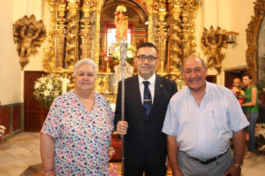 Toma de posesion del nuevo Mayordomo de La Santa