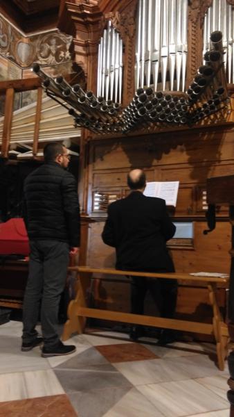 Excelente concierto de órgano en la ermita de La Santa de Totana