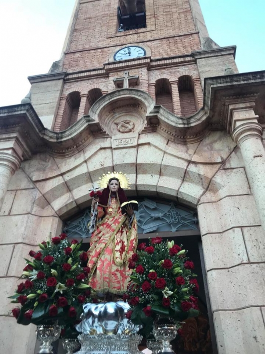 Inicio de la romería de bajada