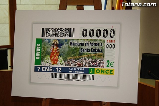 La romería de La Santa es la imagen del cupón de la ONCE del sorteo del próximo 7 de enero en cinco millones de cupones
