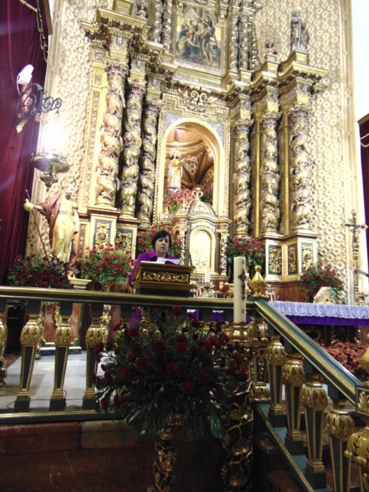 El pasado sábado 19 de diciembre tenía lugar en el templo parroquial de Santiago un recital poético en honor de santa Eulalia