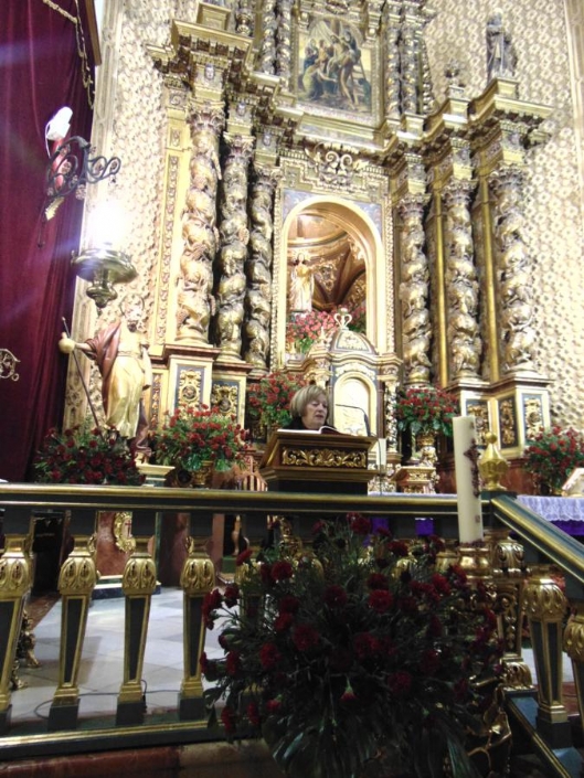 El pasado sábado 19 de diciembre tenía lugar en el templo parroquial de Santiago un recital poético en honor de santa Eulalia