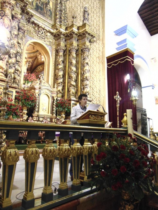 El pasado sábado 19 de diciembre tenía lugar en el templo parroquial de Santiago un recital poético en honor de santa Eulalia