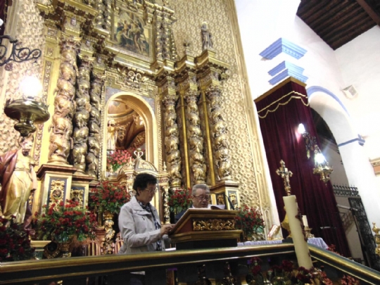 El pasado sábado 19 de diciembre tenía lugar en el templo parroquial de Santiago un recital poético en honor de santa Eulalia