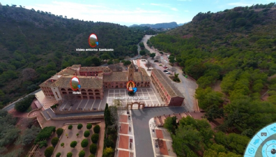 Visita Virtual 3d 4k Santuario Santa Eulalia. Totana. 