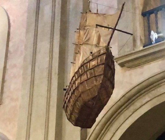 El Galeón de la ermita de la Santa en Caravaca