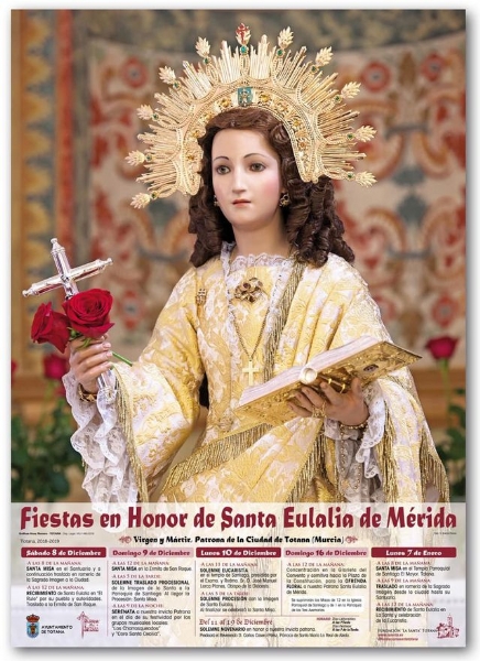 Cartel fiestas de Sta. Eulalia 2018