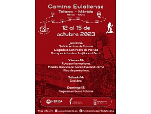 Abierta la inscripción de la última etapa del Camino Eulaliense, Mérida.